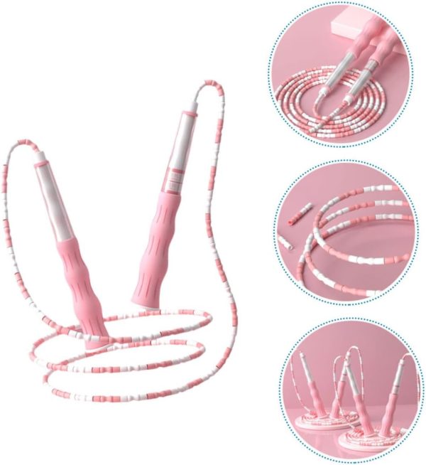 Skipping Rope Pull up Bars Fitness Equipment Beaded Weighted...
