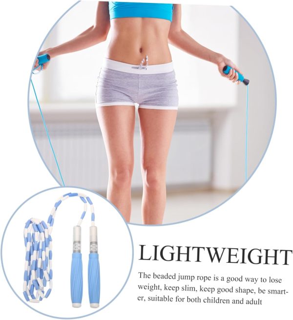 BESPORTBLE Skipping Rope Cordless Beaded Jump Rope Jumping J...