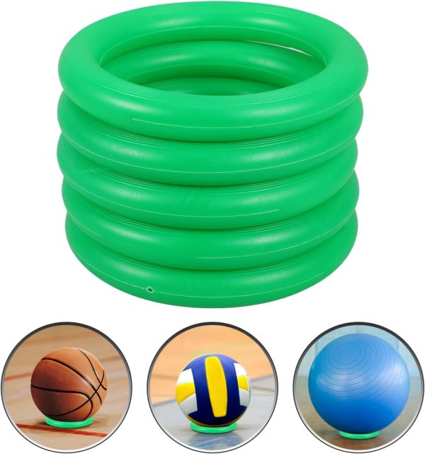 Vaguelly 5pcs Yoga Ball Base Balance Ball Chair Fixed Ring R...