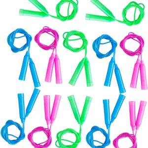 12pcs Color Skipping Rope Speed Rope Adjustable Weighted Jum...
