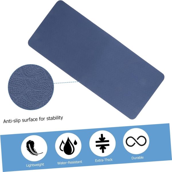 4pcs Tpe Yoga Mat Wheel Stretching Mat Mats Workout Cushion ...