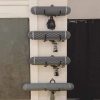 Wall Mount Yoga Mat Foam Roller and Towel Rack Hooks , Exerc...