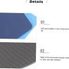 4pcs Tpe Yoga Mat Stretching Mat Wheel Yoga Mats Gym Tri Fol...