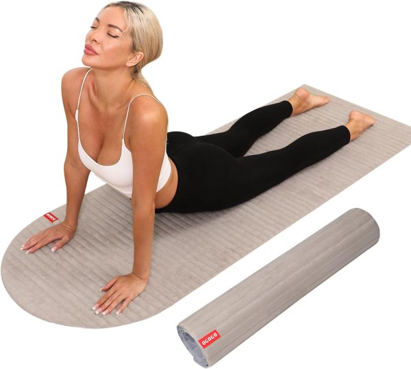 OGOGO Yoga Mat with Suede Finish, Extra Long and Wide 74 x 2...