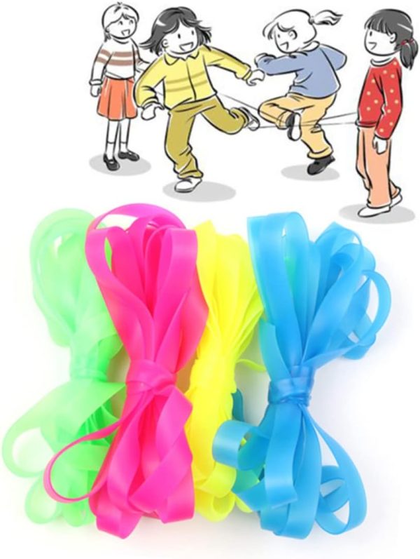 1 Set 4 Pcs Jumping Rubber Band Exercise Band Speed Rope Jum...