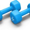 Neoprene Coated Dumbbell Sets of 2, Hand weight Dumbbells An...