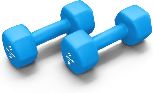 Neoprene Coated Dumbbell Sets of 2, Hand weight Dumbbells An...