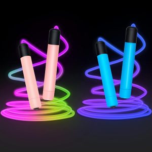 2 Pack Jump Rope for Kids | Led Light Up Skipping Rope Outdo...