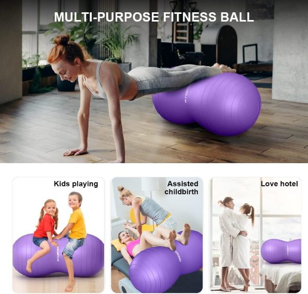 Peanut Ball,Peanut Exercise Ball,Yoga Ball,Pregnancy Ball,Pe...