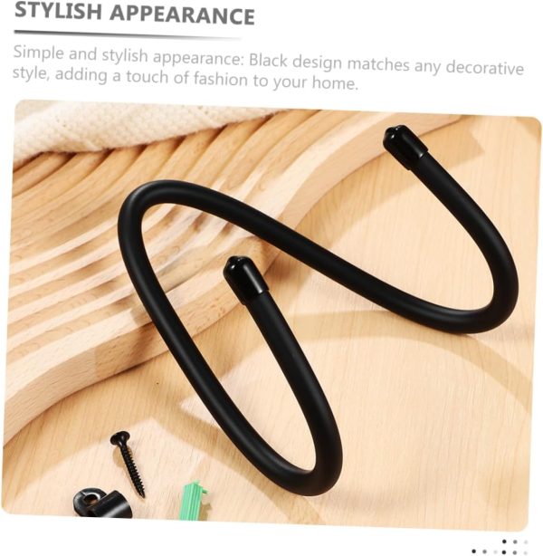 5pcs Yoga Mat Holder Wall Mount Heavy Duty Wall Rack Hooks Y...