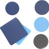 4pcs Tpe Yoga Mat Wheel Stretching Mat Mats Workout Cushion ...