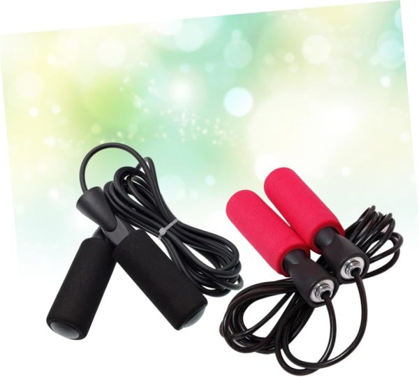 KICHOUSE 2pcs Sports Jump Rope Jumping Rope Jump Ropes for F...