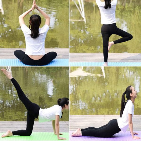4mm Thickness Yoga Mat Exercise Pad For Health Fitn