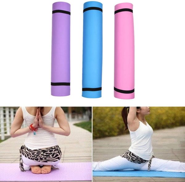 4mm Thickness Yoga Mat Exercise Pad For Health Fitn