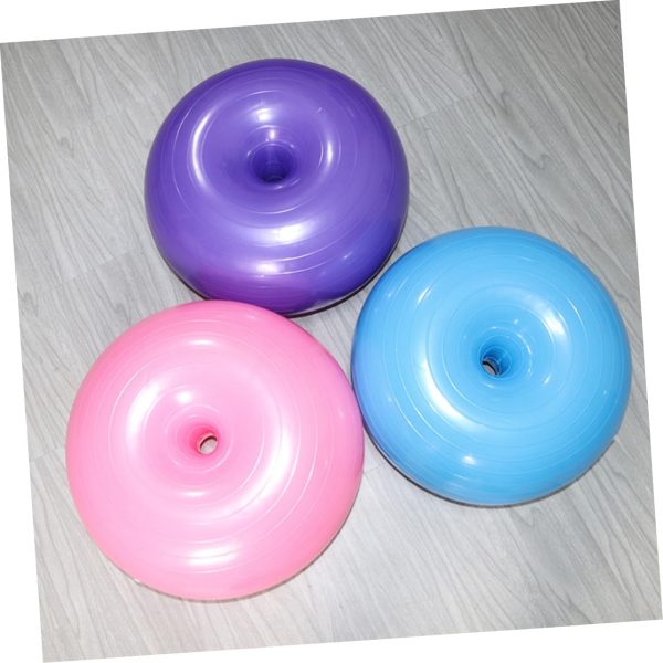 Toddmomy 1pc Fitness Portable Inflatable Balloon Yoga Ball E...