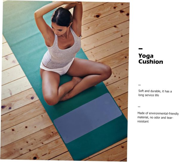 4pcs Tpe Yoga Mat Cushion Yoga Mats Pads Workout Gym Wheel S...