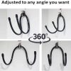 Wall Mount Yoga Mat Foam Roller and Towel Rack Hooks , Exerc...