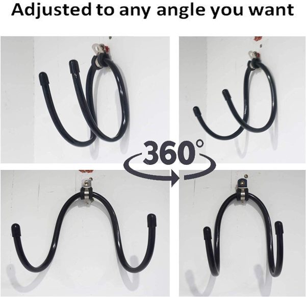 Wall Mount Yoga Mat Foam Roller and Towel Rack Hooks , Exerc...