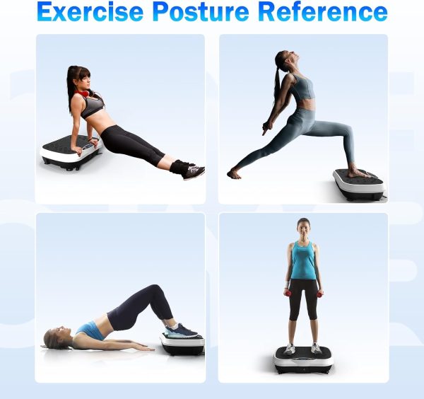 Vibration Plate Exercise Machine for Lymphatic Drainage, Wei...