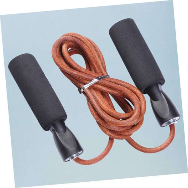 1pcs Exercise Jump Rope Pull up Bar Training Beaded Jump Rop...