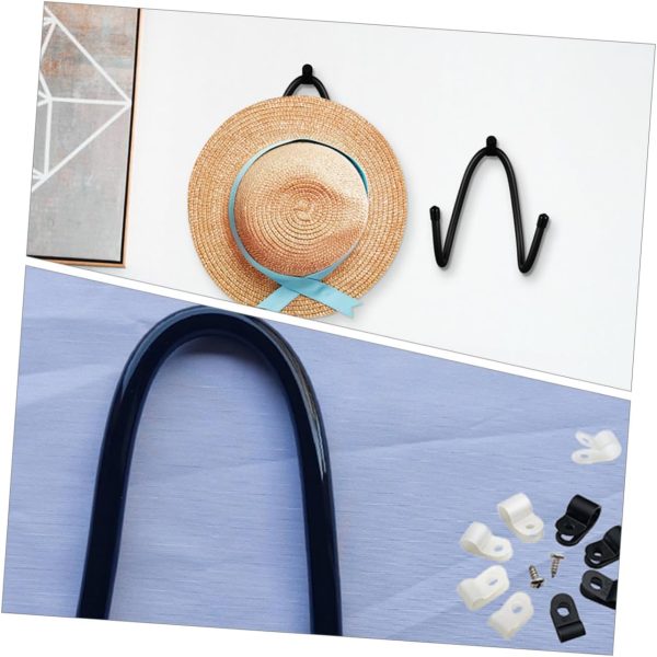 5pcs Yoga Mat Holder Wall Mount Heavy Duty Wall Rack Hooks Y...
