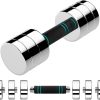 LIFERUN Single Steel Adjustable Dumbbell, 5/10/15lb Free Wei...