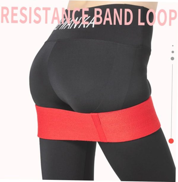 BESPORTBLE Hip Ring Elastic Band Stretch Bands Squat Wedge E...