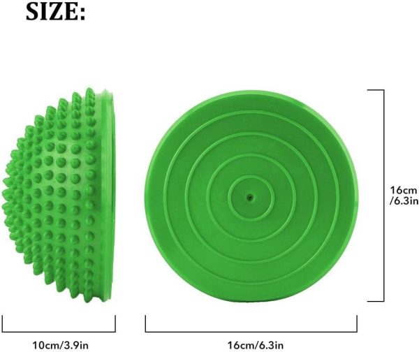 PVC Semi-Circular Durian Ball Inflatable Half Yoga Balls Mas...