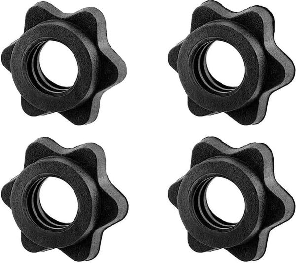 Dumbbell Collars 1 inch Dumbbell Hex Nut Barbell Collar Clam...