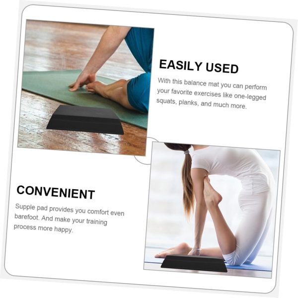 Yardwe 2pcs Yoga Balance Mat Yoga Mats for Women Exercise Pa...