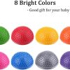 PVC Semi-Circular Durian Ball Inflatable Half Yoga Balls Mas...