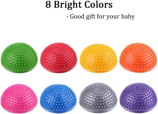 PVC Semi-Circular Durian Ball Inflatable Half Yoga Balls Mas...