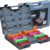 Gymenist Dumbbell Set With Hard Plastic Case Includes 3 Pair...