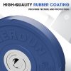 FEIERDUN 2" Color Olympic Bumper Plate Weight Plate for Stre...