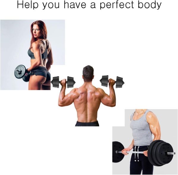 Dumbbell Collars 1 inch Dumbbell Hex Nut Barbell Collar Clam...