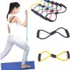 Chest Expander Spring Foot Pedal Resistance Band Exercises f...