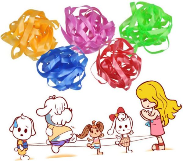 1 Set 4 Pcs Jumping Rubber Band Exercise Band Speed Rope Jum...