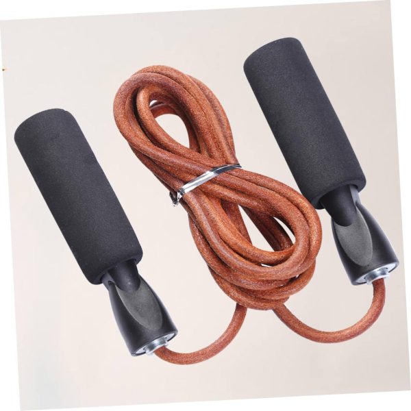 1pcs Exercise Jump Rope Pull up Bar Training Beaded Jump Rop...