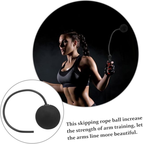 1 Pair Skipping Rope Replacement Ball Jump Rope Mat Beaded J...