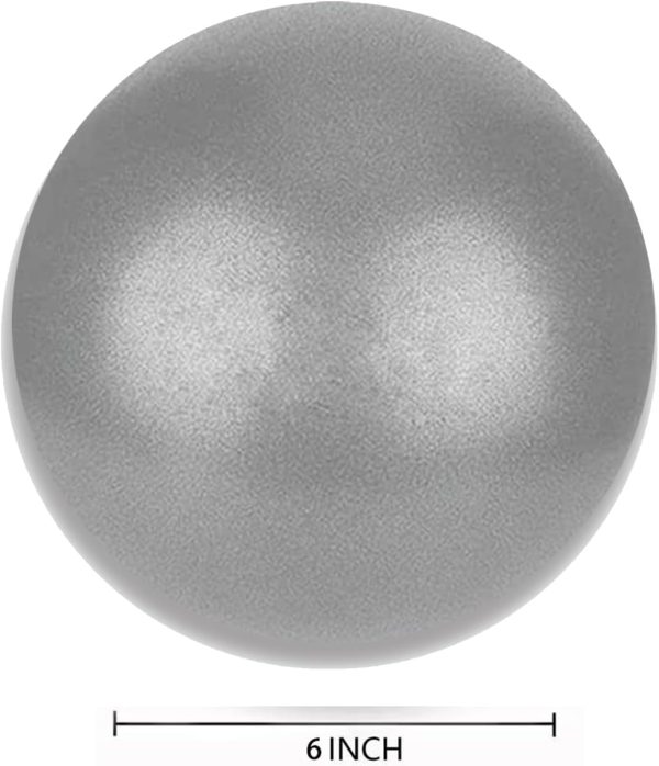 6 Inch Mini Exercise Pilates Yoga Ball, Stability Ball for Y...