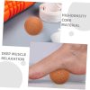 Sosoport High-Density Cork Yoga Ball Non-Shedding Fascia Bal...
