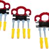 3Pcs Resistance Band Wall Anchor with Screws, Iron Resistanc...