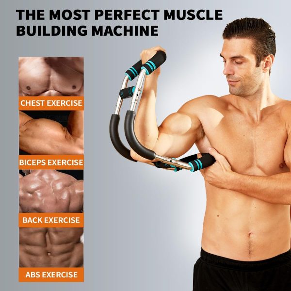 HOTWAVE Twister Arm Exerciser,Adjustable Spring Workout Bar,...