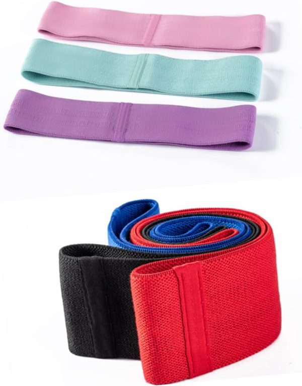 BESPORTBLE Hip Ring Elastic Band Stretch Bands Squat Wedge E...