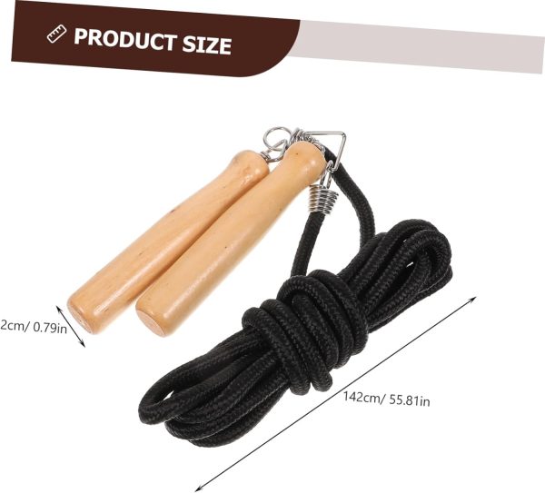 Yardwe Weighted Jump Rope Exercise Rope Physical Jumping Rop...