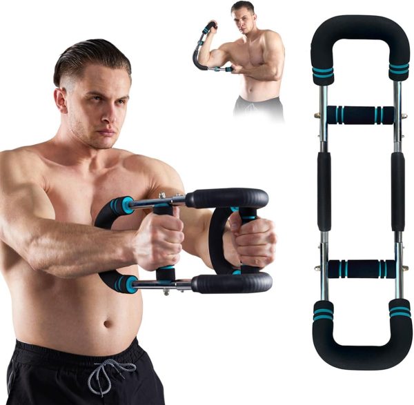 HOTWAVE Twister Arm Exerciser,Adjustable Spring Workout Bar,...