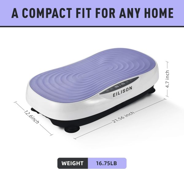 EILISON Glory Vibration Plate Exercise Machine - Whole Body ...