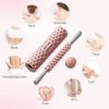 3-in-1 Foam Roller Set for Deep Tissue Massage, Point Back F...