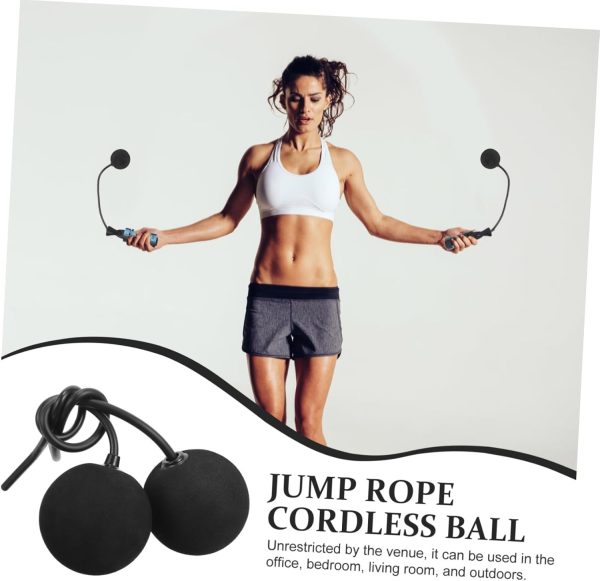 1 Pair Skipping Rope Replacement Ball Cordless Music Jump Ro...