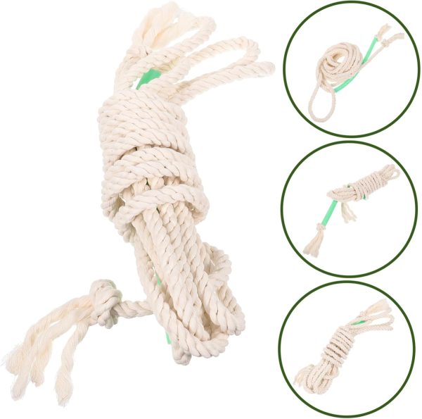 Endurance Training Rope Jumping Rope for Workout Wear-Resist...